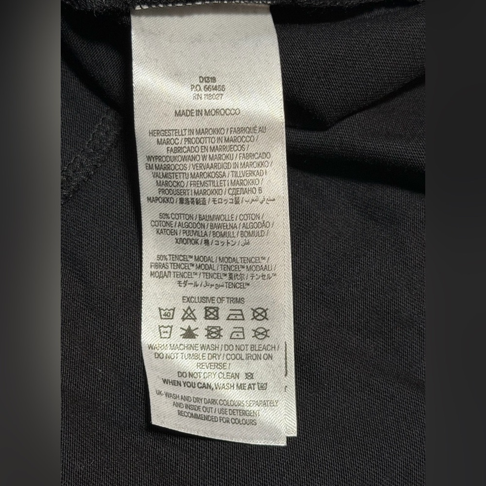 NWT Boden Louisa Short Jersey Dress in Black - Size 2P - Picture 5 of 5